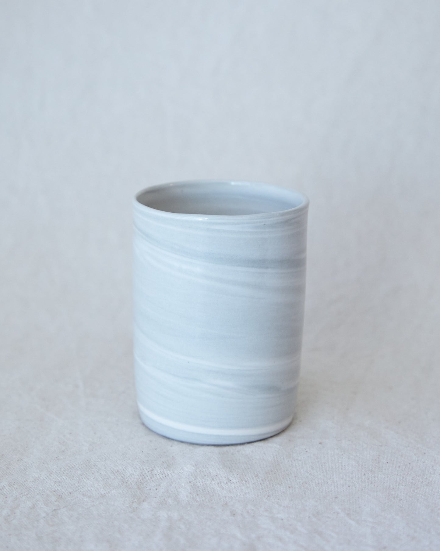 marbled porcelain tumbler