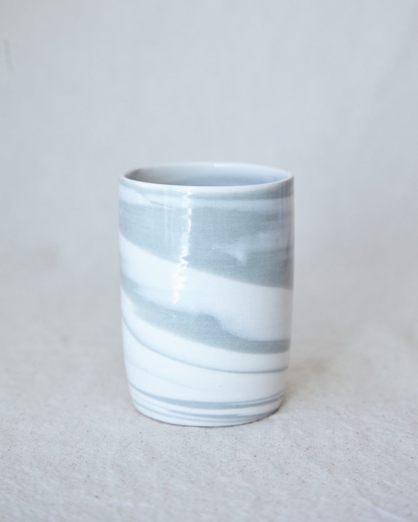 marbled porcelain tumbler